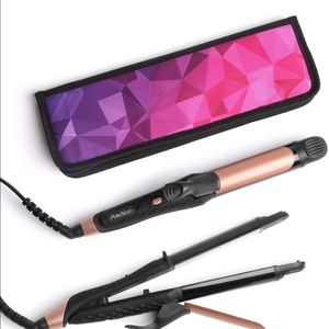 2 in 1 hair straightener and curler